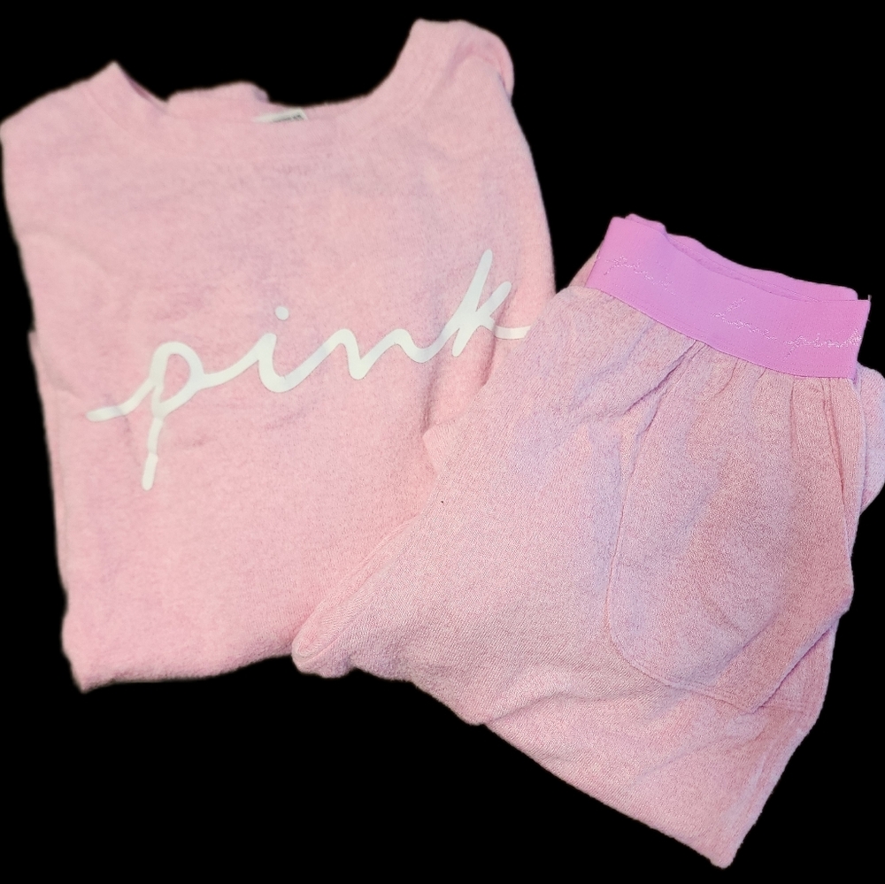 Pink-Victoria Secret- Pink Cozy Wear PJ Sleepwear
